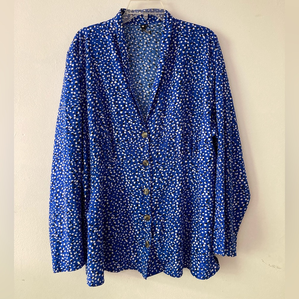 Influence Button-Down Peplum Style Blouse UK 26 // US 22